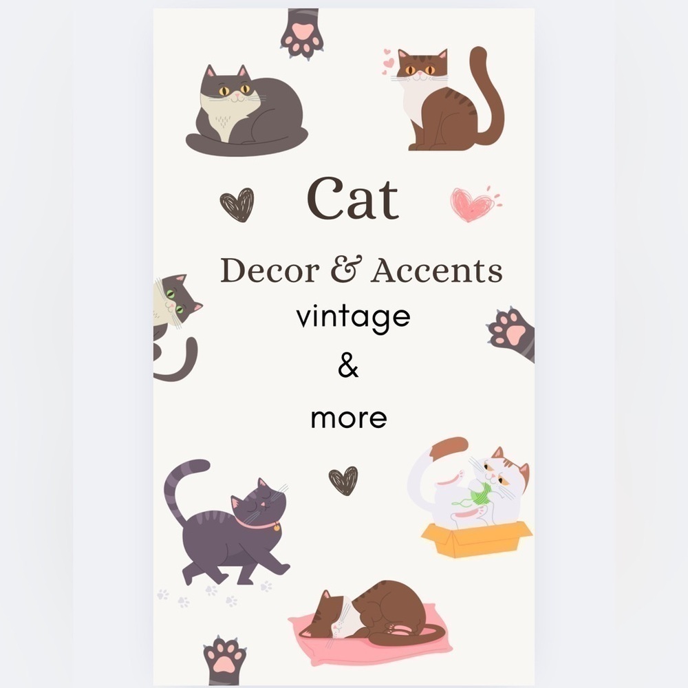 Cat Decor, Accents , Clothing, Collectibles, Vintage & more Cats